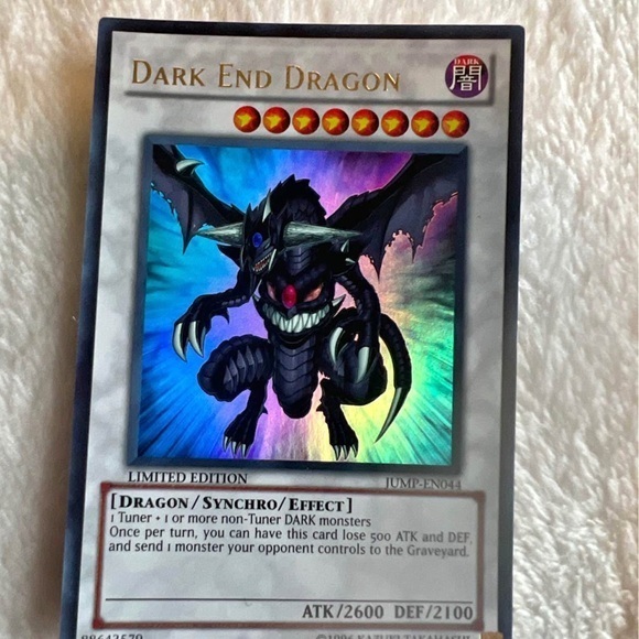 Other - Yu-Gi-Oh! Dark End Dragon JUMP-EN044 Jump Promo Limited Edition Card New
